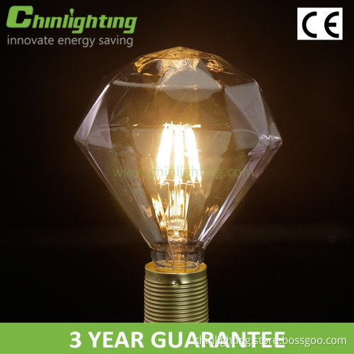 New arrival vintage DIY Diamond E27 4W Led filament bulb